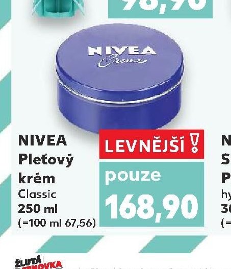 Nivea Pleťový krém Classic