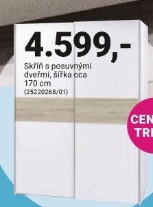 Skříň s posuvnými dveřmi