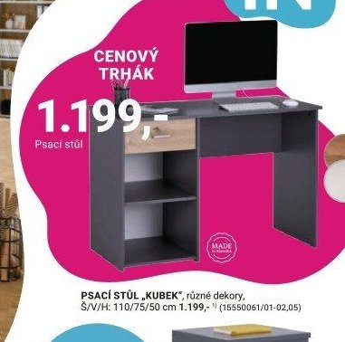 Psací stůl „KUBEK“