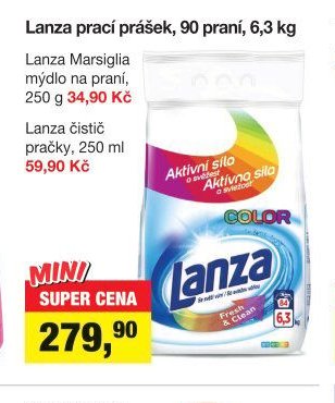 Lanza prací prášek, 90 praní, 6,3 kg