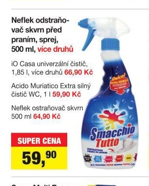 Smacchio Tutto odstraňovač skvrn 500 ml