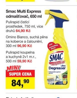 Smac Multi Express odmašťovač, 650 ml