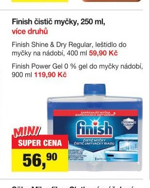 Finish čistič myčky, 250 ml