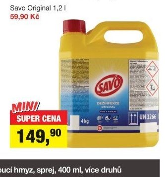 Savo Original dezinfekce