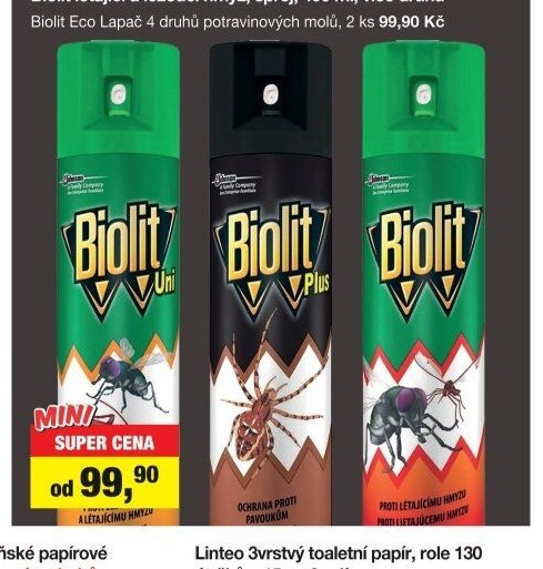 Biolit letající a lezoucí hmyz