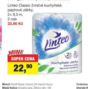 Linteo 2vrstvé kuchyňské papírové utěrky