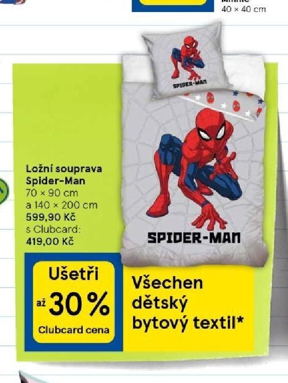 Ložní souprava Spider-Man