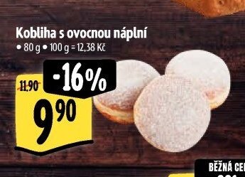 Kobliha s ovocnou náplní