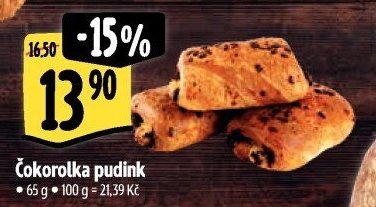 Čokorolka pudink
