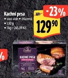 Kachní prsa Sous vide Albert Excellent