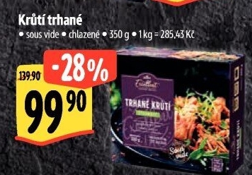 Krůtí trhané Sous Vide Albert Excellent