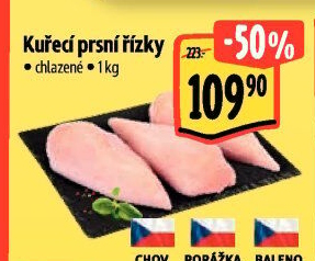 Kuřecí prsní řízky