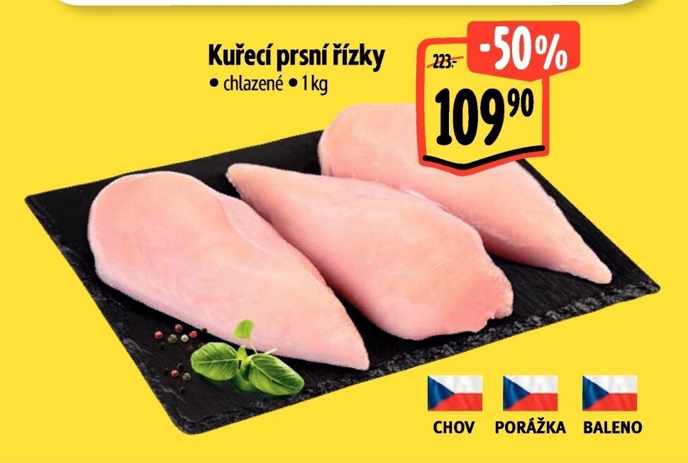 Kuřecí prsní řízky