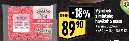 Mleté maso hovězí Albert