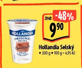 Ochucený jogurt selský Hollandia