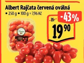 Rajčata oválná Albert