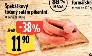 Salám špekáčkový pikantní točený