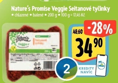 Seitanové tyčinky Veggie Nature'