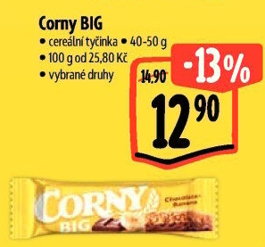 Tyčinka cereální BIG Corny