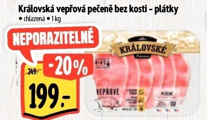 Vepřová pečeně bez kosti Královská Albert