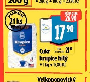 Cukr Krupice bílý