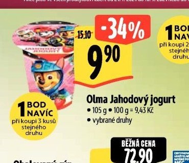 Olma Jahodový jogurt