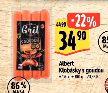 Albert Klobásky s goudou