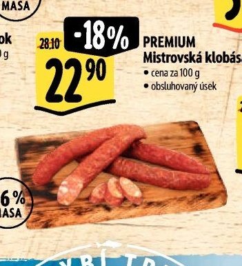 PREMIUM Mistrovská klobása