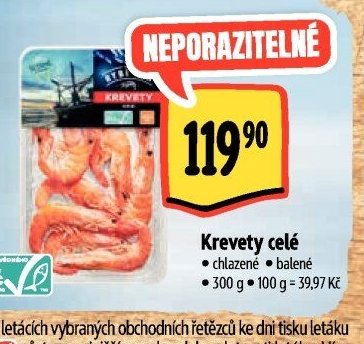 Krevety celé