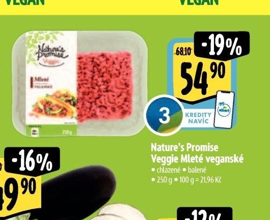 Nature's Promise Veggie Mleté veganské