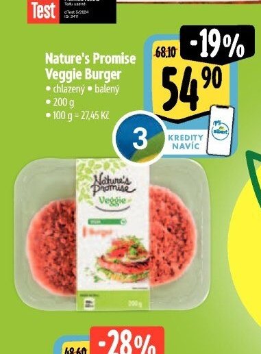 Nature's Promise Veggie Burger