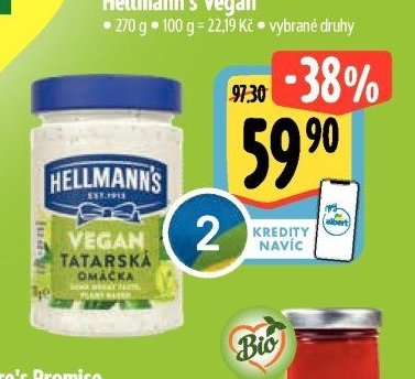 Hellmann's Vegan Tatarská omáčka