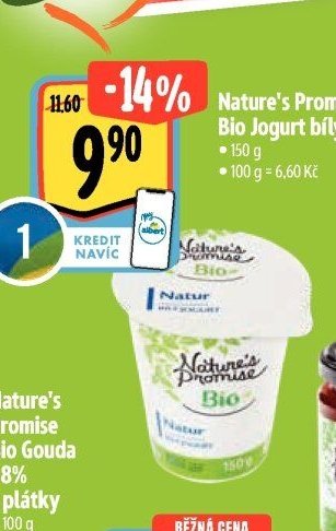 Nature's Promise Bio Jogurt bílý