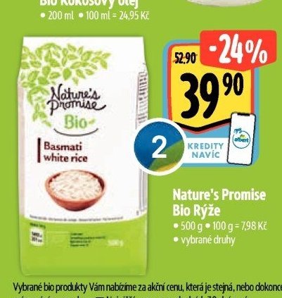Nature's Promise Bio Rýže