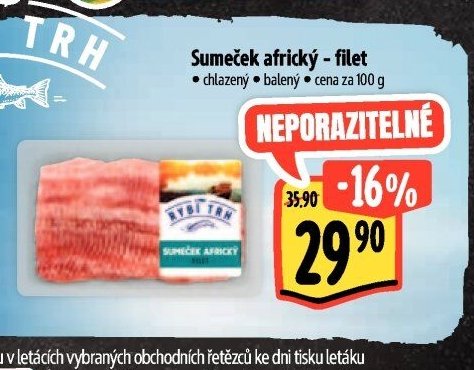 Sumeček africký - filet