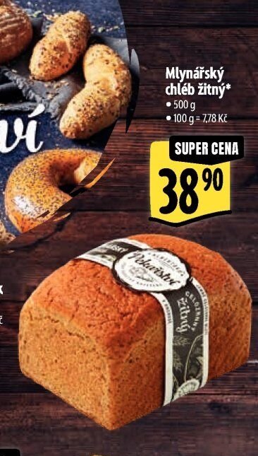 Mlynářský chléb žitný