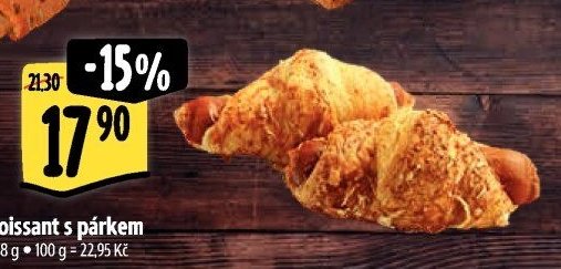 Croissant s párkem