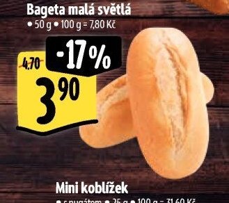 Bageta malá světlá
