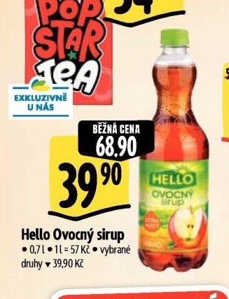 Hello Ovocný sirup