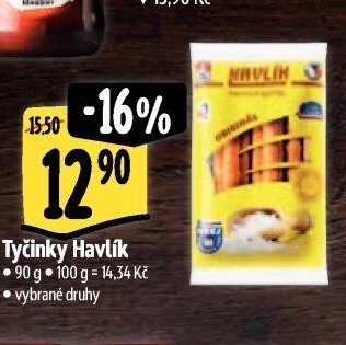 Tyčinky Havlík