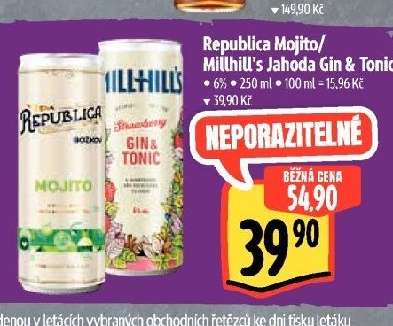 Millhill's Jahoda Gin & Tonic / Republica Mojito