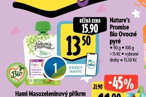 Nature's Promise Bio Ovocné pyré