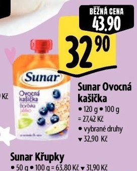 Sunar Ovocná kašička