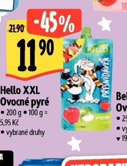 Hello XXL Ovocné pyré