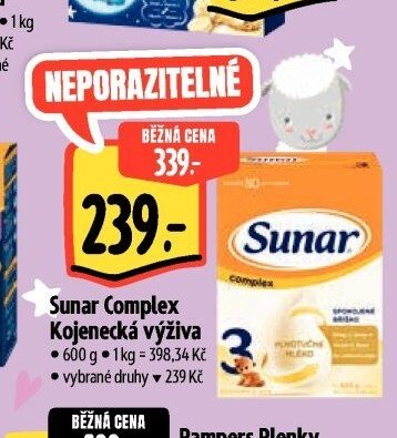 Sunar Complex Kojenecká výživa