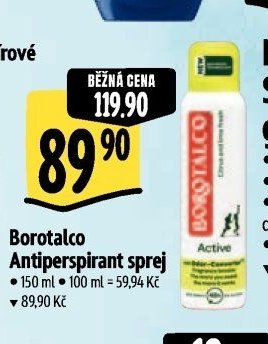 Borotalco Antiperspirant sprej