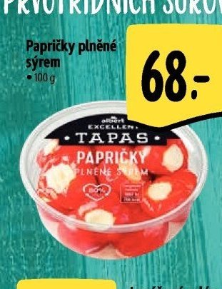 Papričky plněné sýrem
