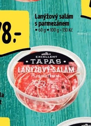 Lanýžový salám s parmezánem