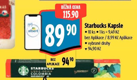 Kapsle Nespresso Starbucks