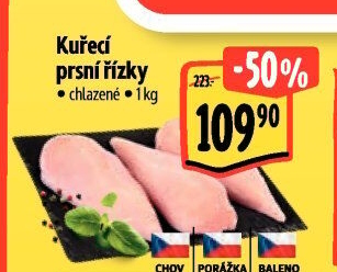 Kuřecí prsní řízky